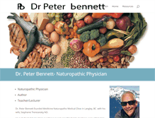 Tablet Screenshot of peterbennett.com